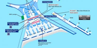 Chhatrapati Shivaji-kansainvälinen lentokenttä kartta