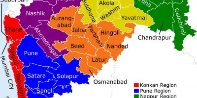 Kartta Maharashtra-Mumbai