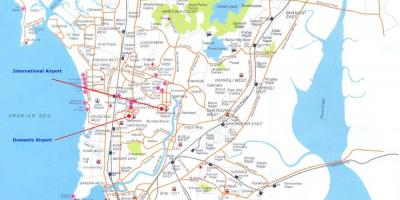 Mumbai paikallinen reitti kartta
