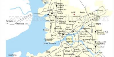 Kartta uusi Mumbai