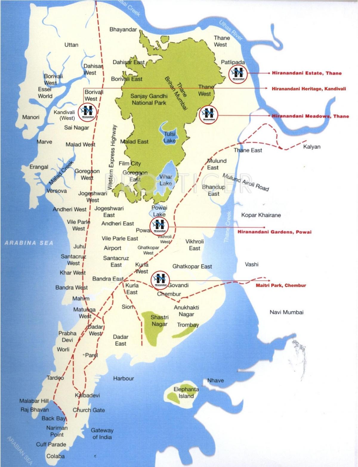 kartta Mumbai Colaba