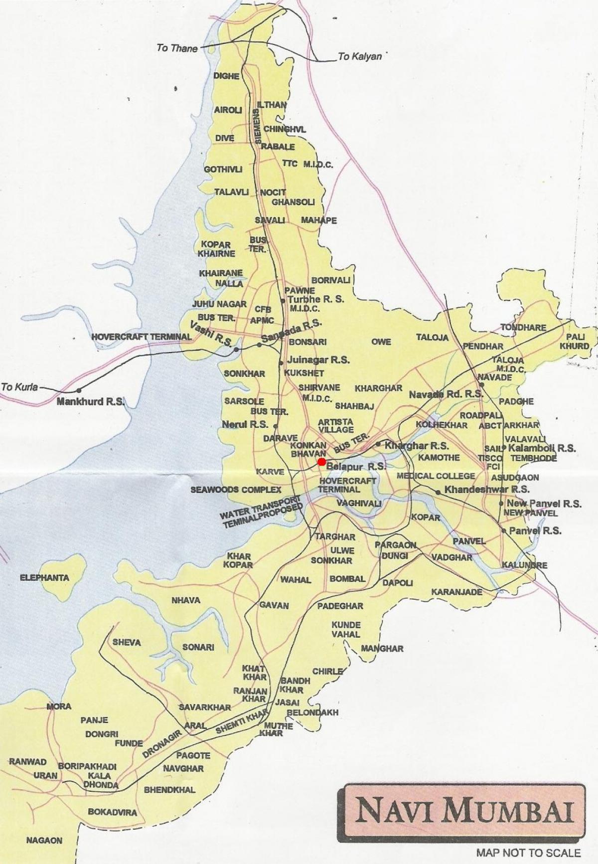 kartta navi Mumbai city