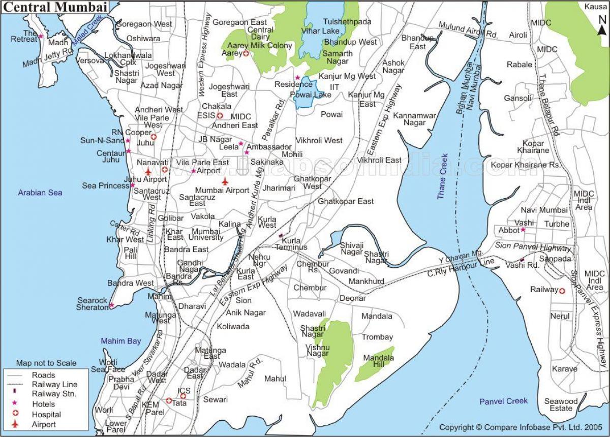 kartta Mumbai central