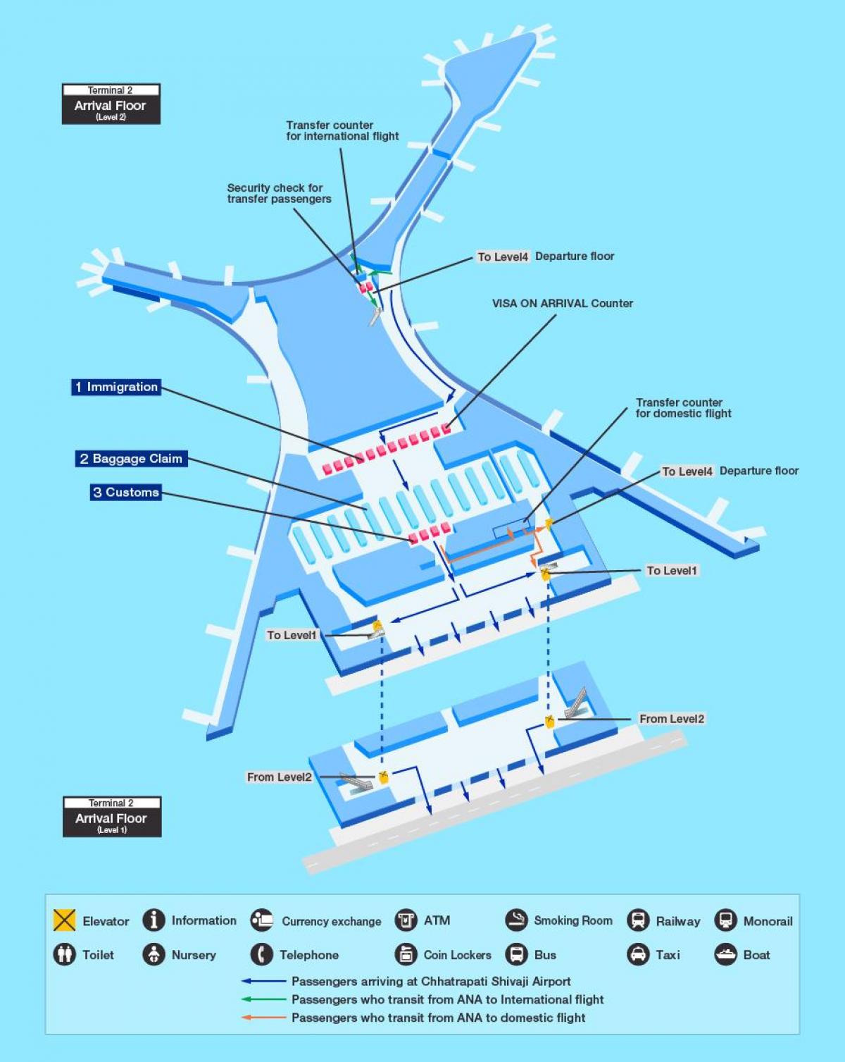 kartta Mumbai kansainvälinen lentokenttä