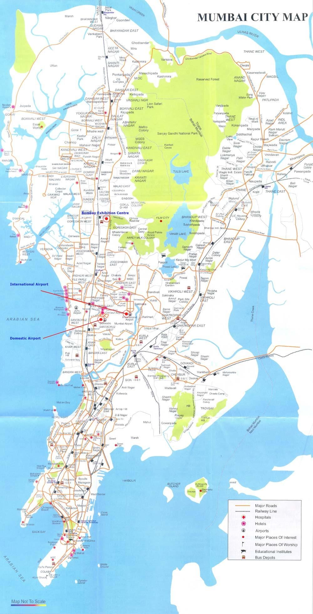 Mumbai kartta