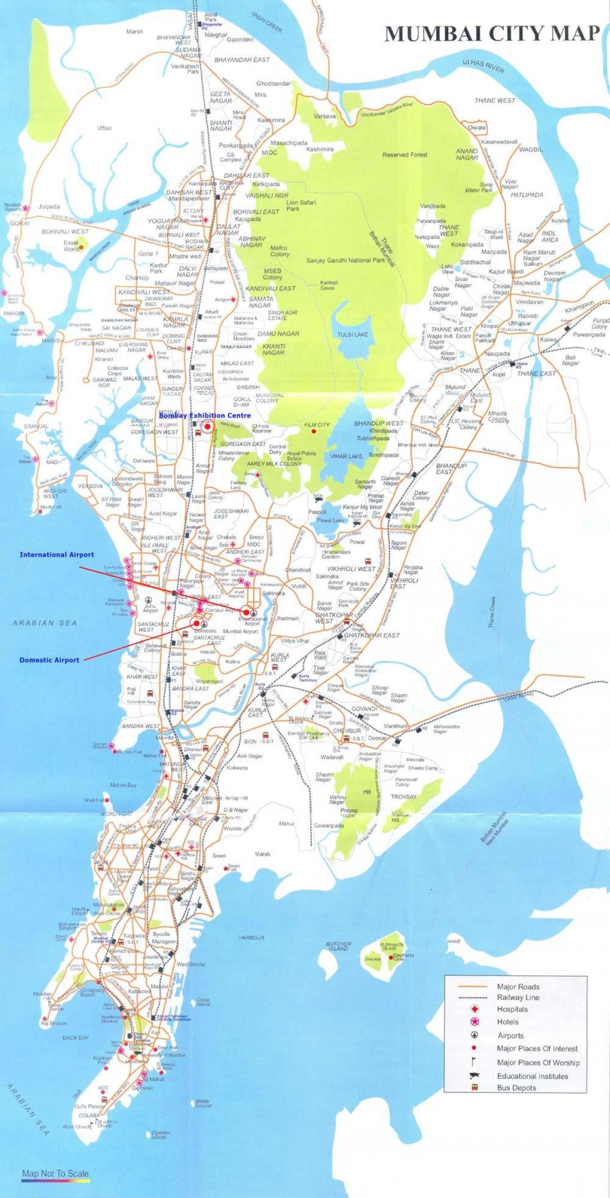 kartta Mumbai-thane