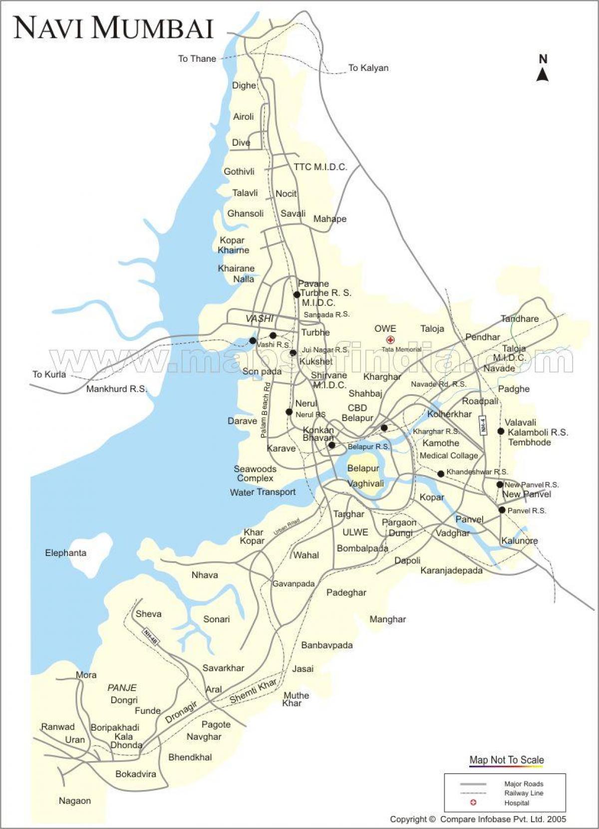 kartta uusi Mumbai